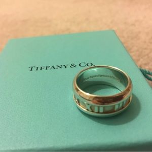 Tiffany & Co. Sterling Silver Atlas Numeric Ring